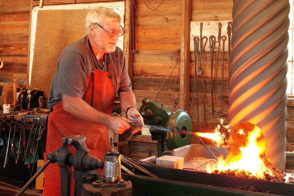 Blacksmith at work