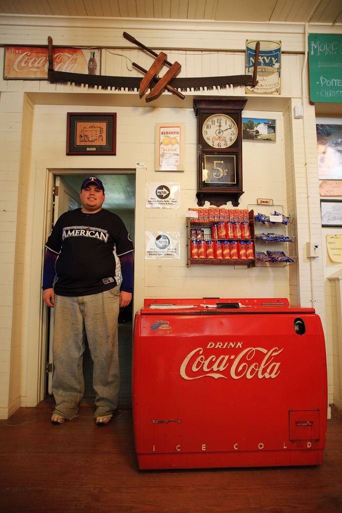 Old Coca Cola Fridge