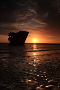 Shipwreck at Sunrise