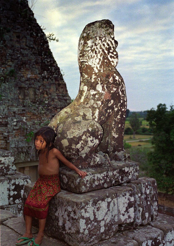 Girl at Temple