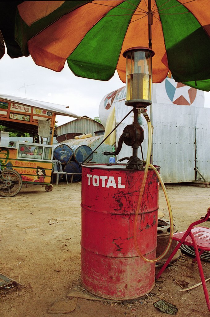 Petrol Station in Cambodia