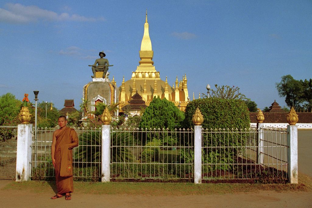 Monk at Pha That Luang