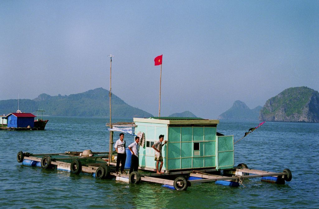 Boat Houses at Cat Ba Island